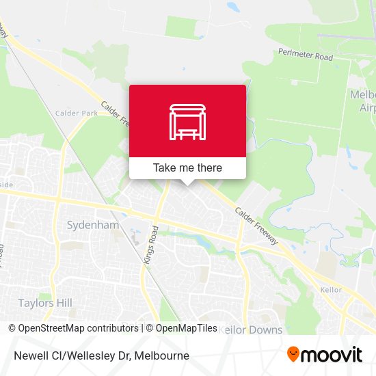 Newell Cl/Wellesley Dr map