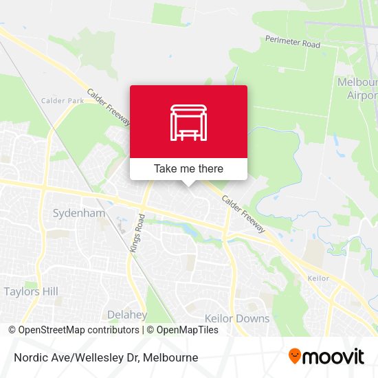 Nordic Ave/Wellesley Dr map