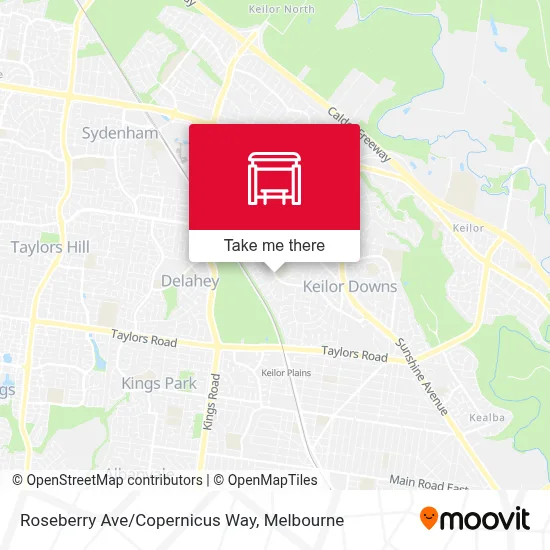 Mapa Roseberry Ave/Copernicus Way