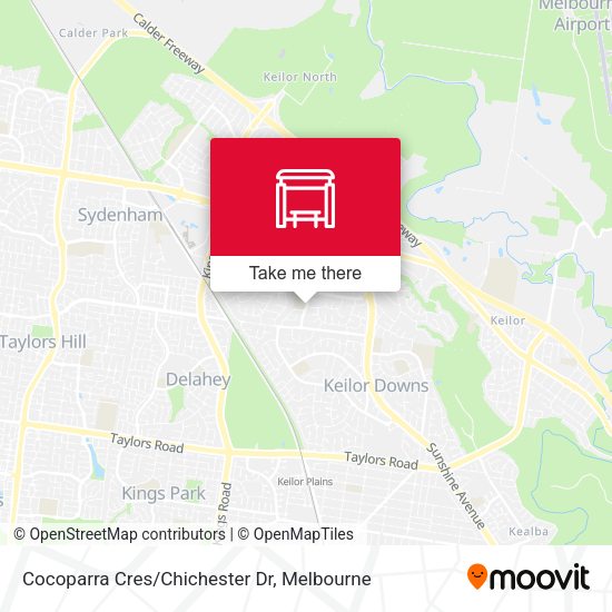 Cocoparra Cres/Chichester Dr map