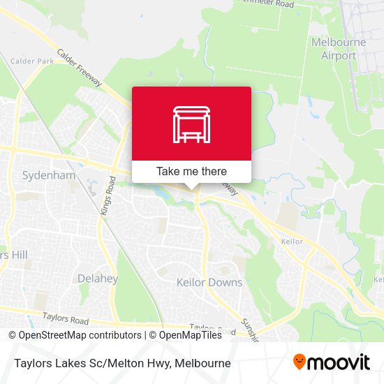Taylors Lakes Sc/Melton Hwy map