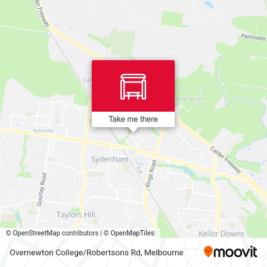 Overnewton College / Robertsons Rd map