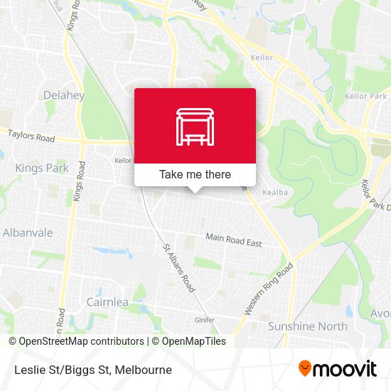 Leslie St/Biggs St map