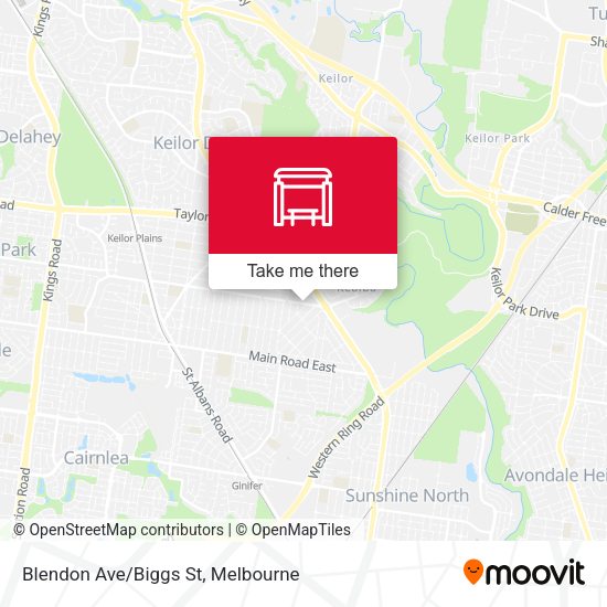 Blendon Ave/Biggs St map