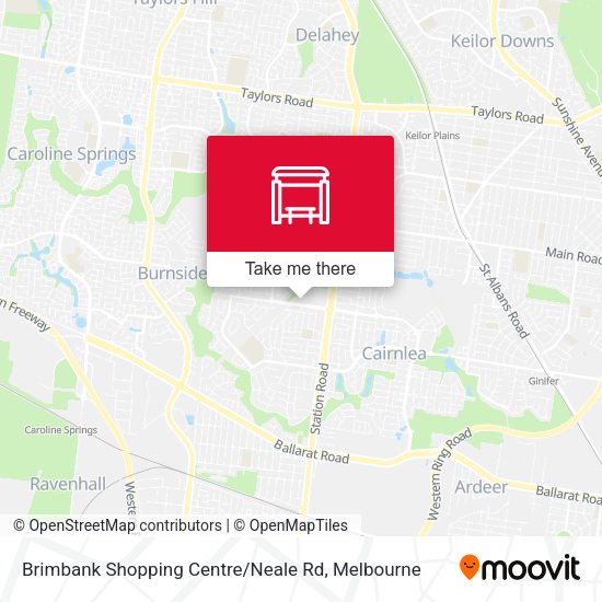 Brimbank Shopping Centre / Neale Rd map
