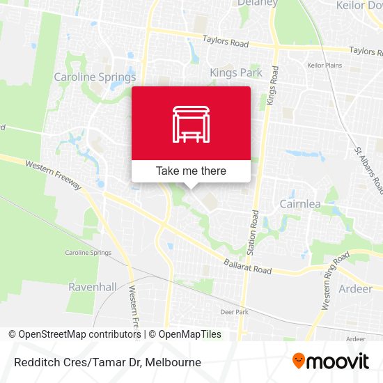 Redditch Cres/Tamar Dr map