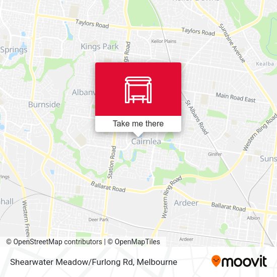 Shearwater Meadow/Furlong Rd map