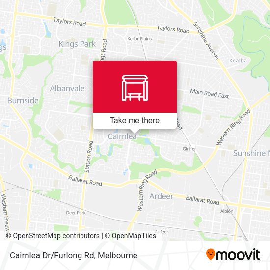Cairnlea Dr/Furlong Rd map