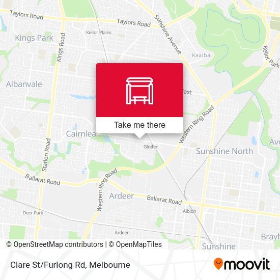 Clare St/Furlong Rd map