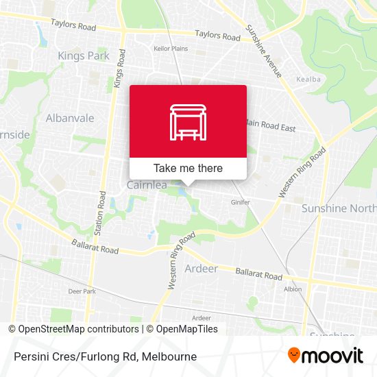 Persini Cres/Furlong Rd map