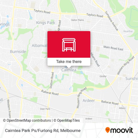 Cairnlea Park Ps/Furlong Rd map