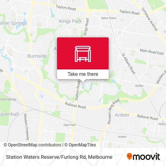 Station Waters Reserve / Furlong Rd map