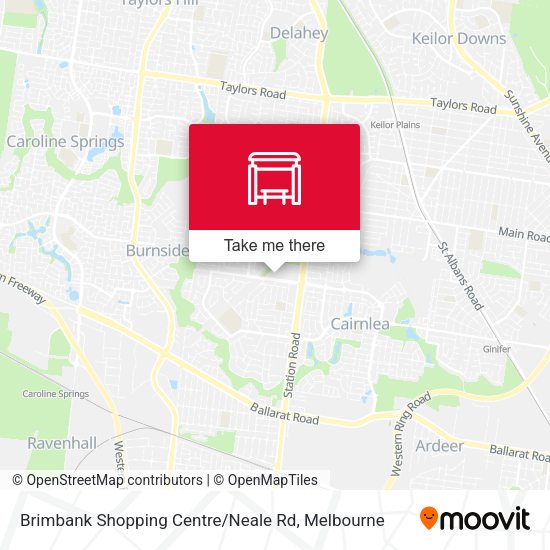 Brimbank Shopping Centre / Neale Rd map