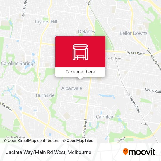 Jacinta Way/Main Rd West map