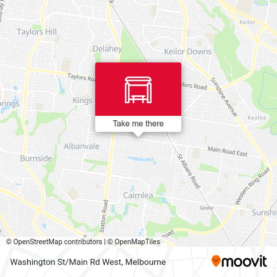 Washington St/Main Rd West map