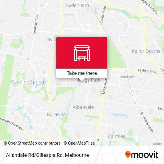 Allandale Rd/Gillespie Rd map