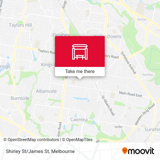Shirley St/James St map