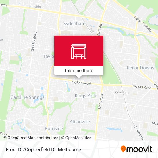 Frost Dr/Copperfield Dr map