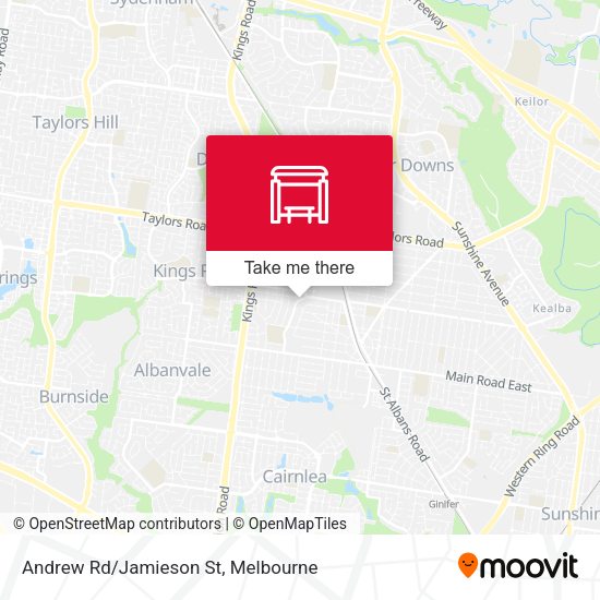 Andrew Rd/Jamieson St map