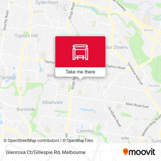 Glenrosa Ct/Gillespie Rd map
