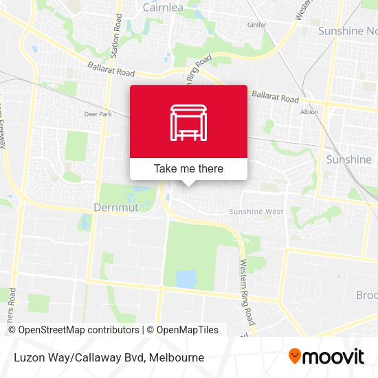Luzon Way/Callaway Bvd map