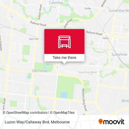 Luzon Way/Callaway Bvd map