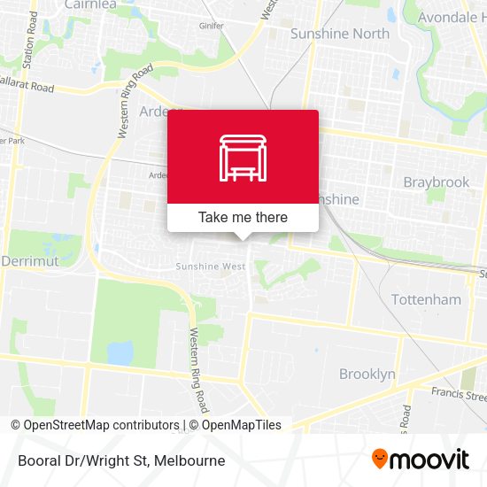 Booral Dr/Wright St map