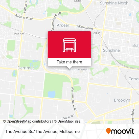 The Avenue Sc/The Avenue map