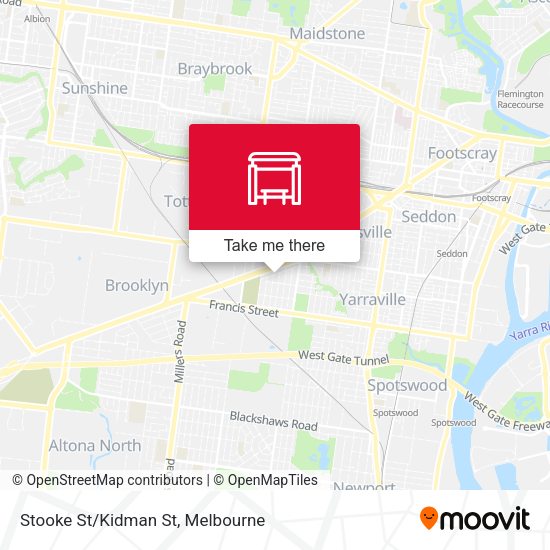 Stooke St/Kidman St map