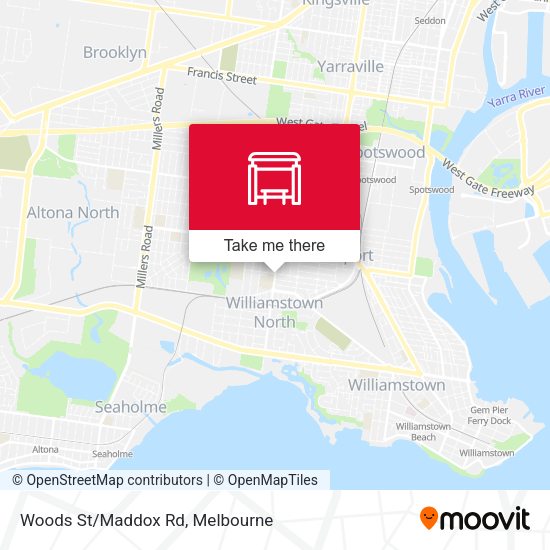 Woods St/Maddox Rd map