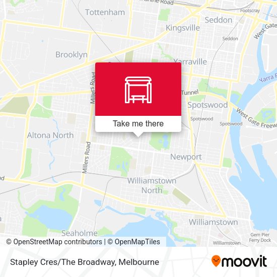 Stapley Cres/The Broadway map