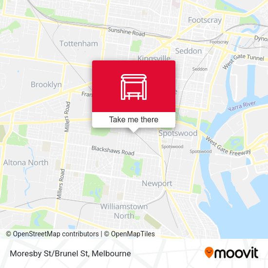Moresby St/Brunel St map