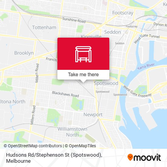 Hudsons Rd / Stephenson St (Spotswood) map