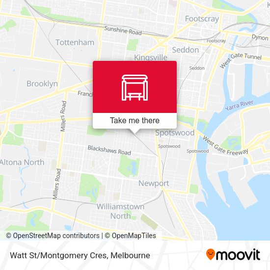 Watt St/Montgomery Cres map