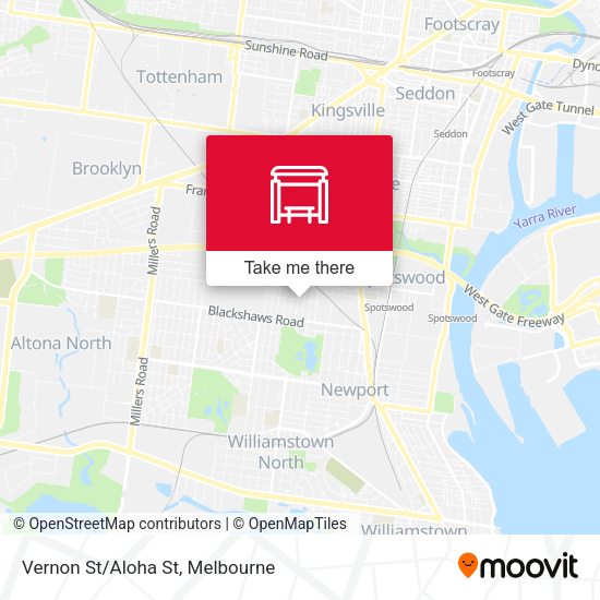 Vernon St/Aloha St map