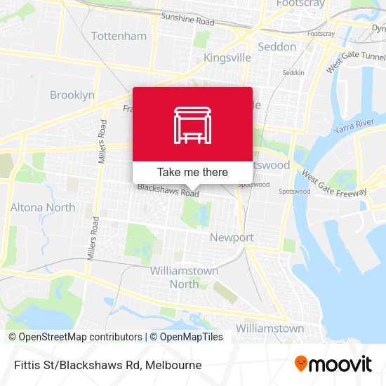 Fittis St/Blackshaws Rd map