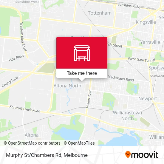 Mapa Murphy St/Chambers Rd