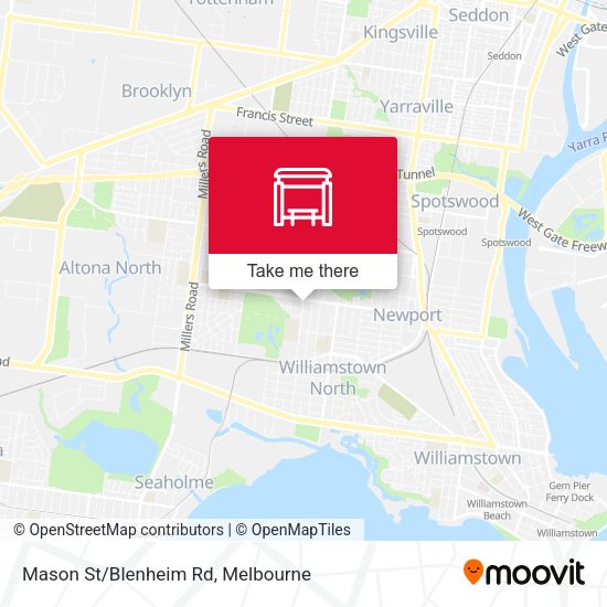 Mason St/Blenheim Rd map
