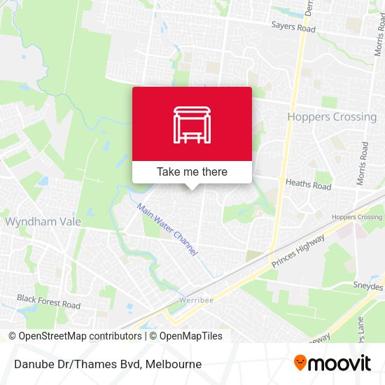 Danube Dr/Thames Bvd map