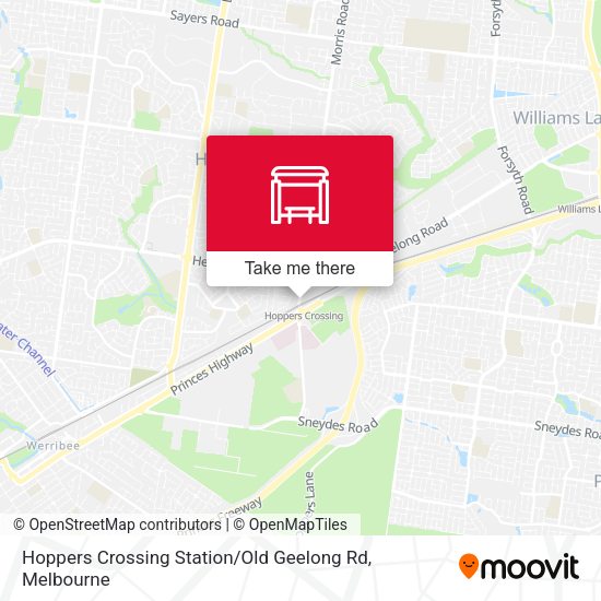 Hoppers Crossing Station / Old Geelong Rd map