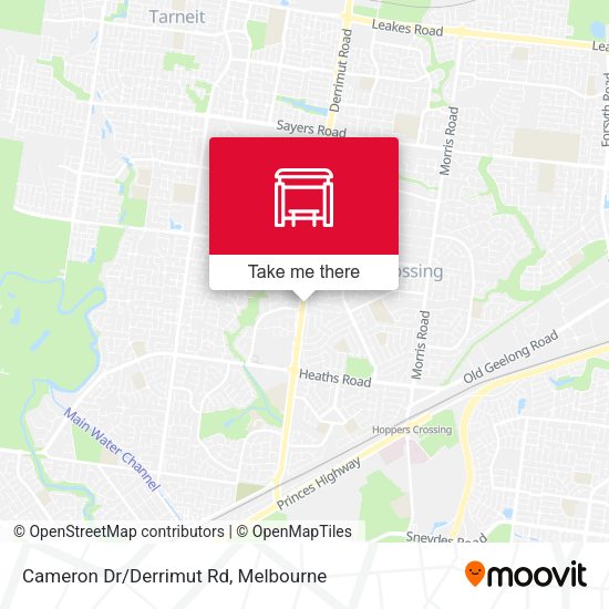Cameron Dr/Derrimut Rd map
