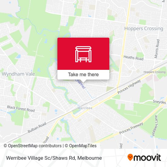 Werribee Village Sc/Shaws Rd map