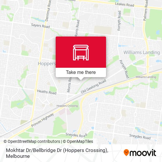 Mokhtar Dr / Bellbridge Dr (Hoppers Crossing) map