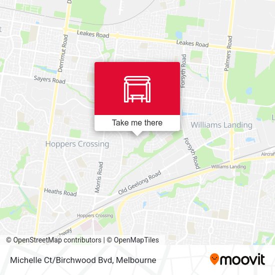 Michelle Ct/Birchwood Bvd map