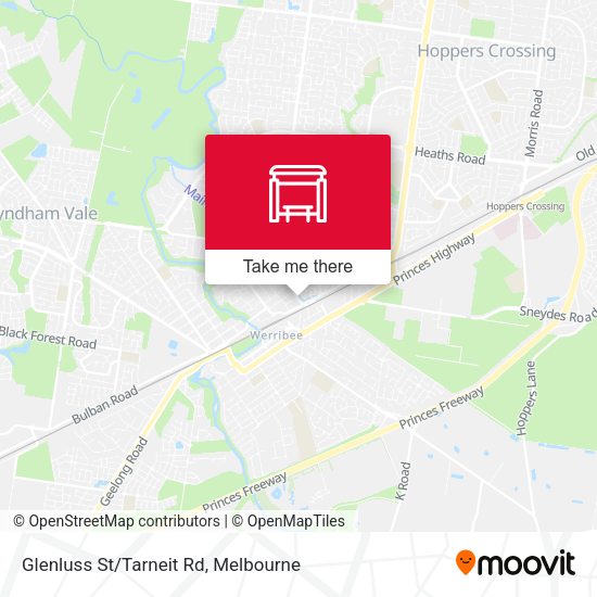 Glenluss St/Tarneit Rd map