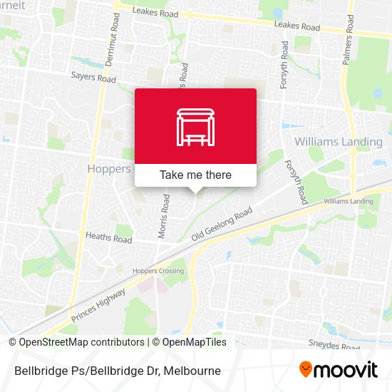 Bellbridge Ps/Bellbridge Dr map