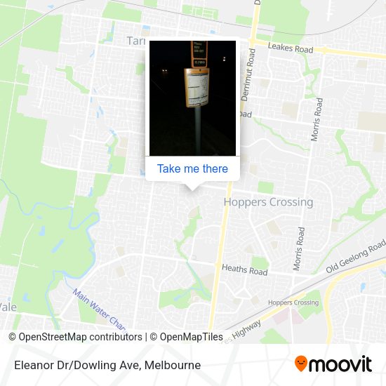 Eleanor Dr/Dowling Ave map