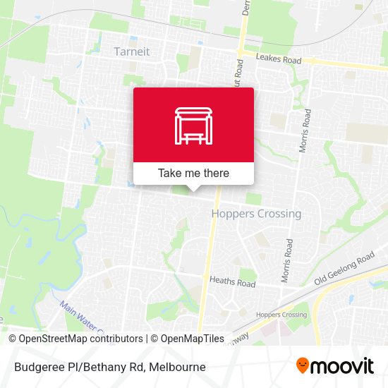 Budgeree Pl/Bethany Rd map