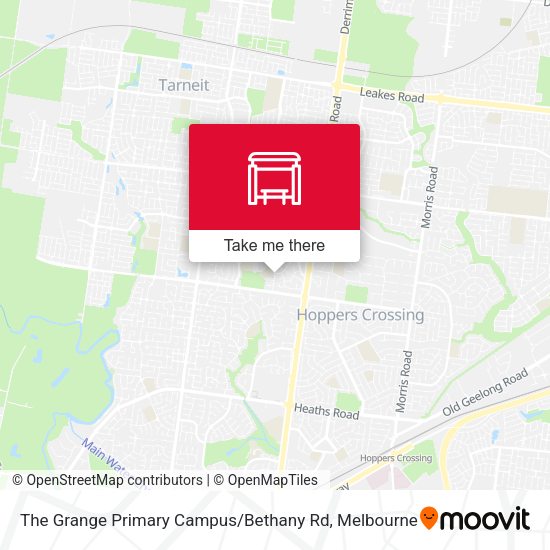 The Grange Primary Campus / Bethany Rd map