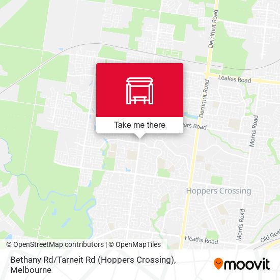 Mapa Bethany Rd / Tarneit Rd (Hoppers Crossing)